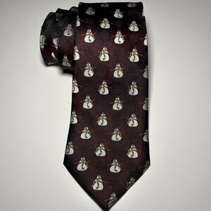 Hallmark Festive Snowman Black Tie